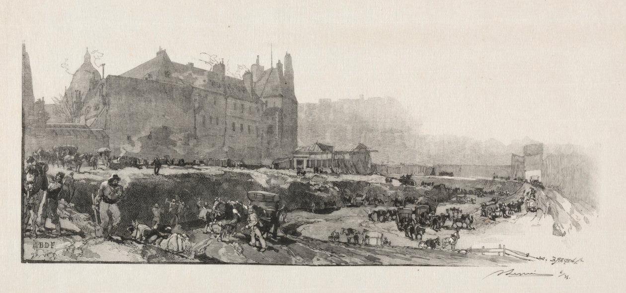 Vanha Sorbonne. tekijältä Auguste Louis Lepère