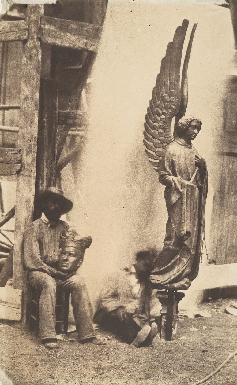 [Passion enkeli, Sainte-Chapelle, Pariisi], 1853-1854. tekijältä Auguste Mestral