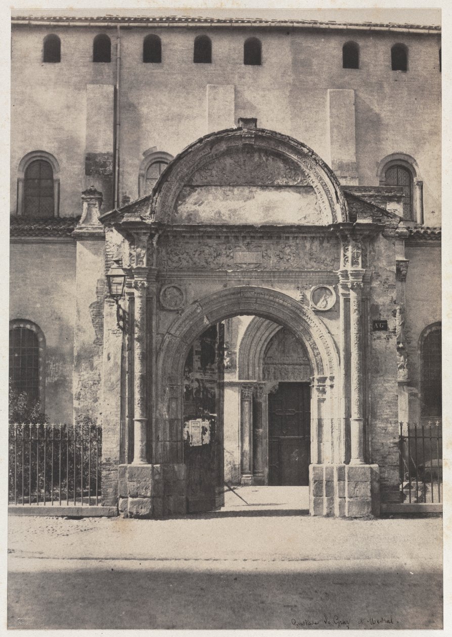 Porte Bachelier, Saint-Serninin kirkko, Toulouse (Haute-Garonne) tekijältä Auguste Mestral