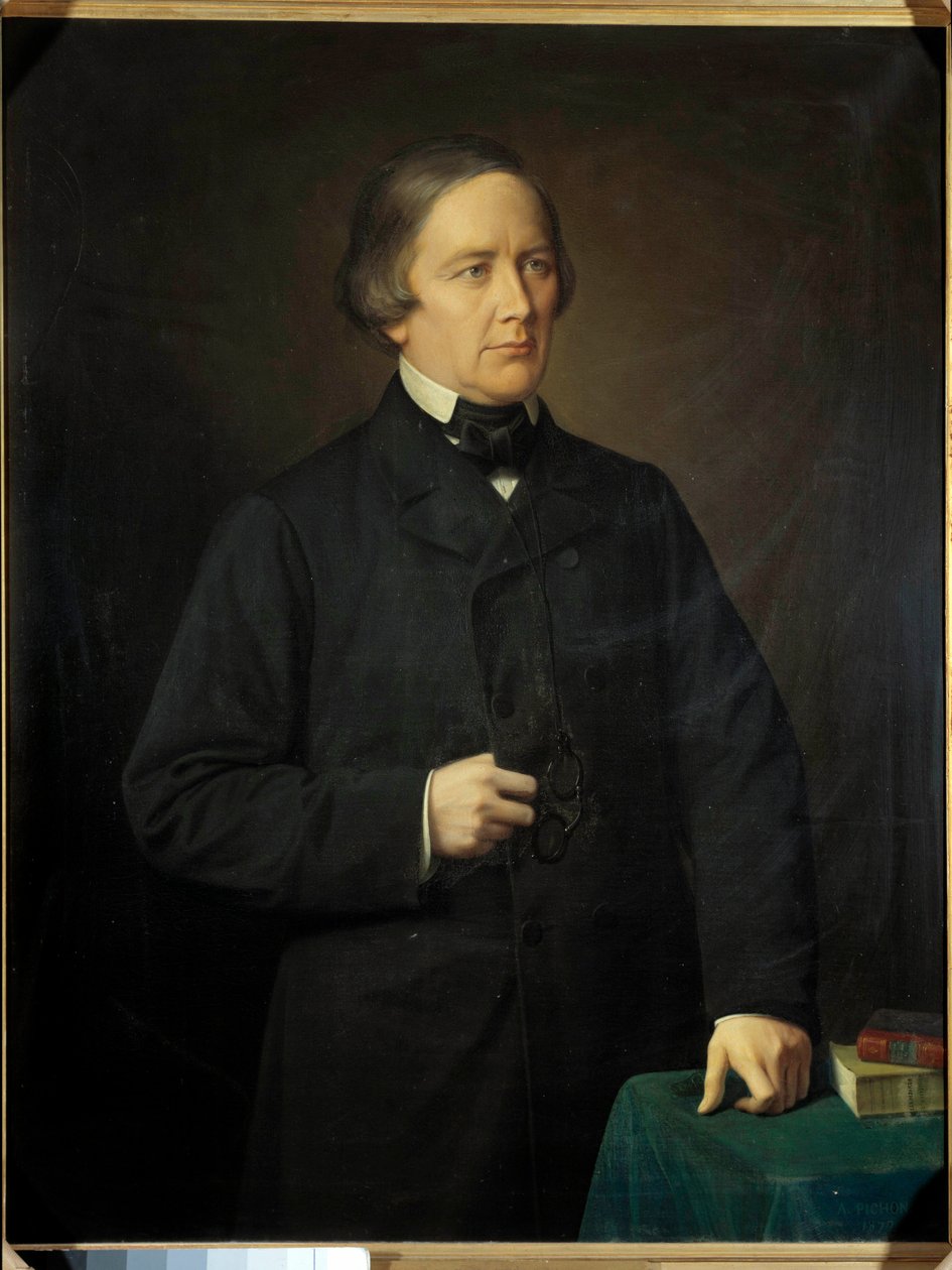 Muotokuva Charles Forbesista, Montalembertin kreivistä (1810-1870) toimittaja ja poliitikko Auguste Pichonin (1805-1900) maalaus. 1879. tekijältä Auguste Pichon