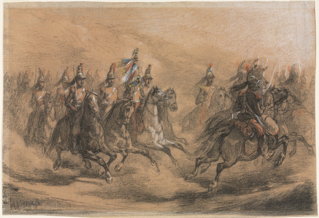 Ratsuväen panos tekijältä Auguste Raffet