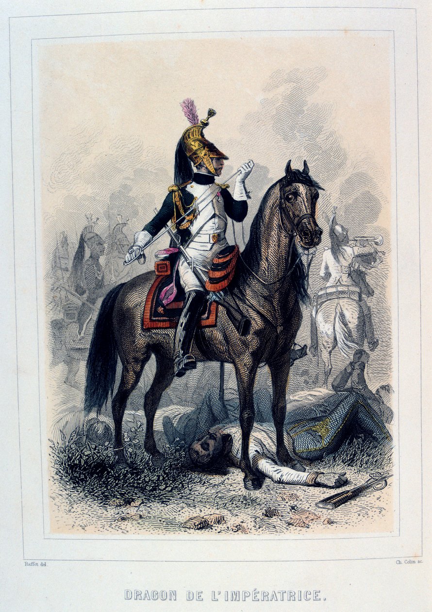 Dragon de LImperatice, Light Dragons, 1859. tekijältä Auguste Raffet