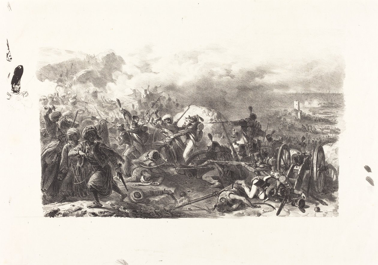 Jakso Algerian sodasta tekijältä Auguste Raffet