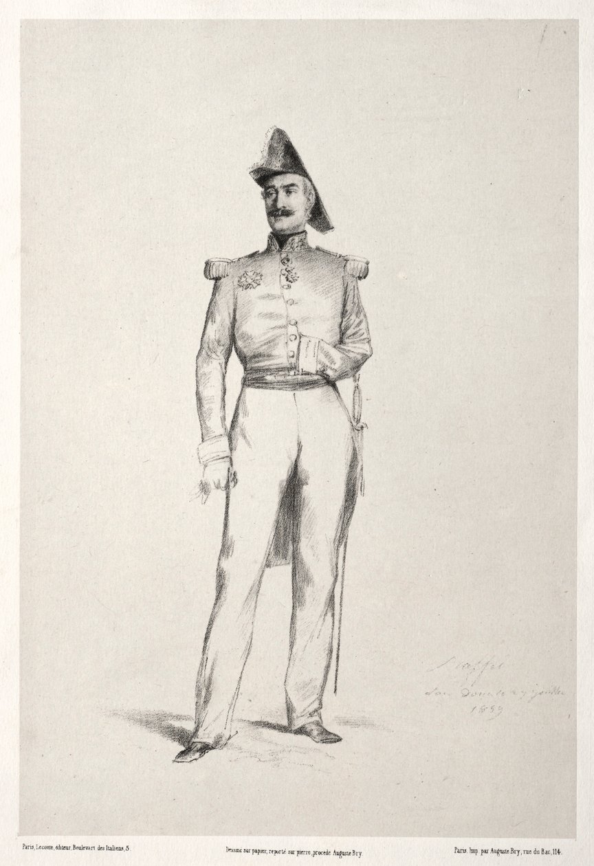 Marsalkka Baraquey dHilliers, 1859. tekijältä Auguste Raffet