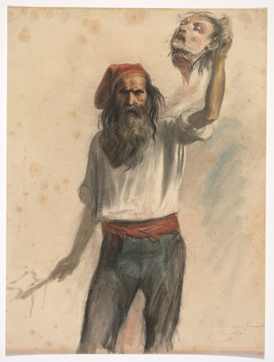 Un Borreau An Executioner, n. 1848. tekijältä Auguste Raffet