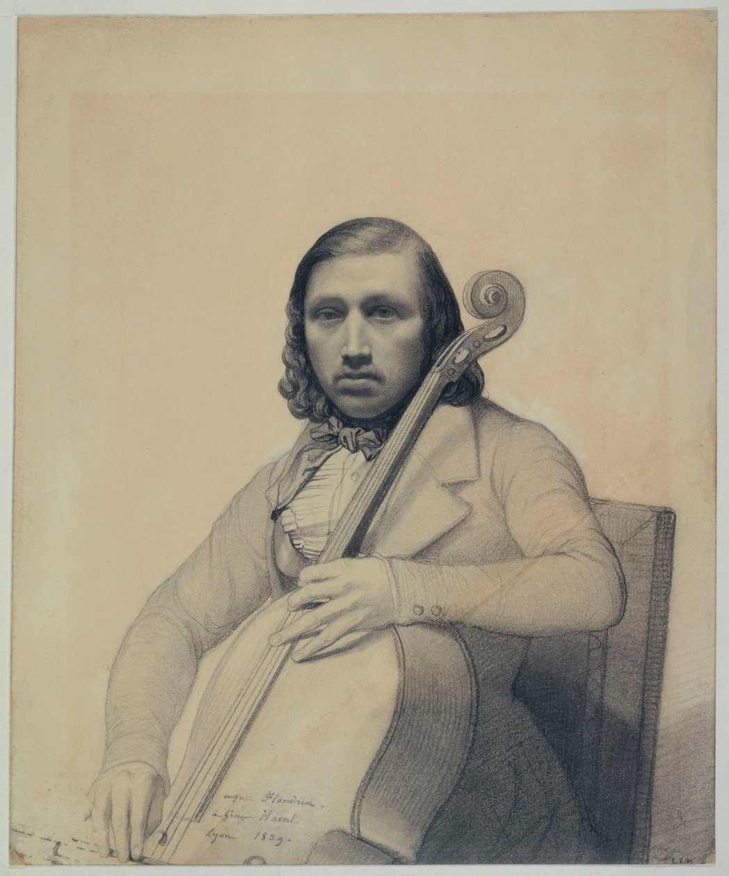 Francois George-Hainlin muotokuva 1807-1873, 1839. tekijältä Auguste René Flandrin