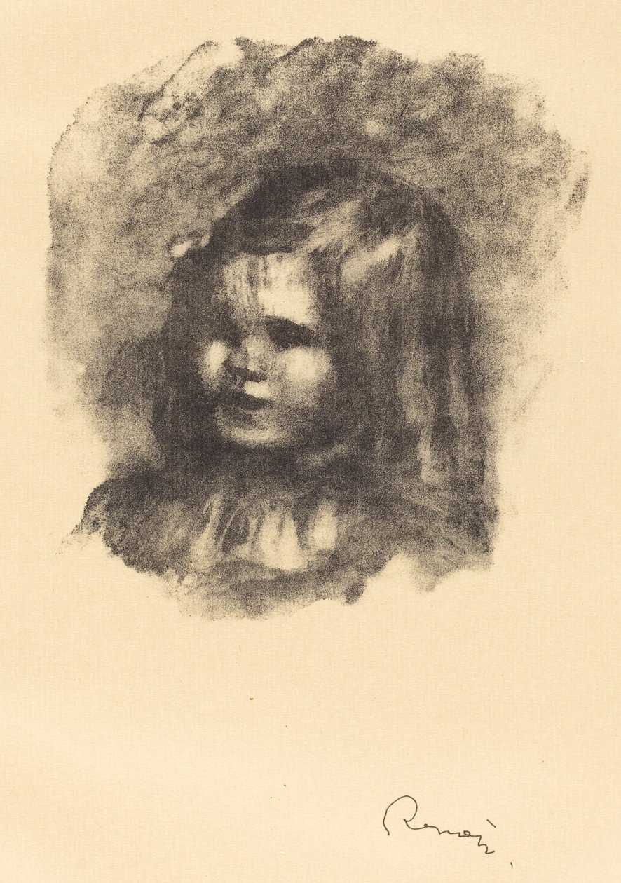 Claude Renoir, kääntyi vasemmalle tekijältä Auguste Renoir
