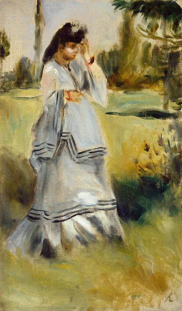 Nainen puistossa tekijältä Auguste Renoir