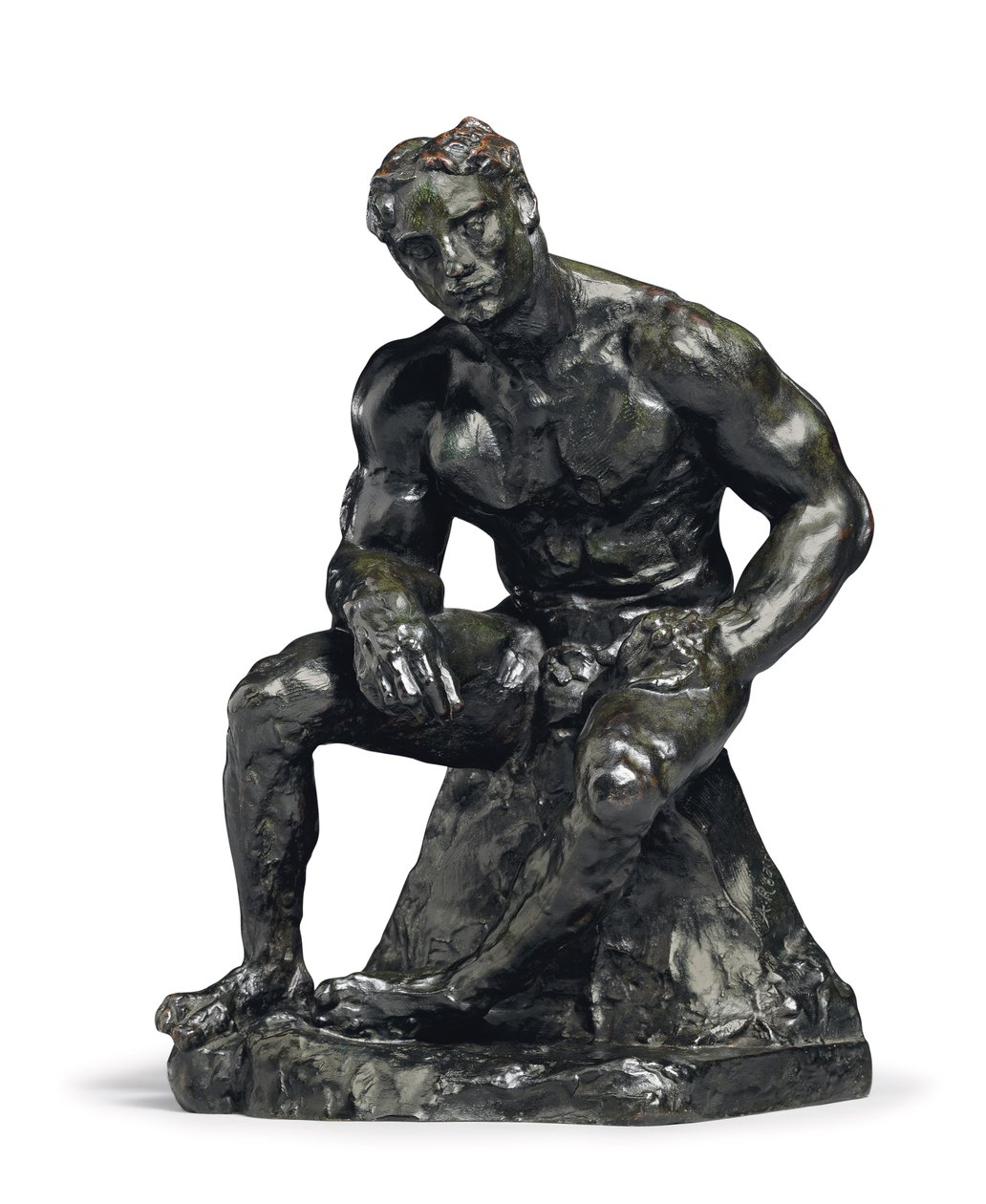 Amerikkalainen urheilija; Athlete Americain, 1901; c. 1927-1935 tekijältä Auguste Rodin