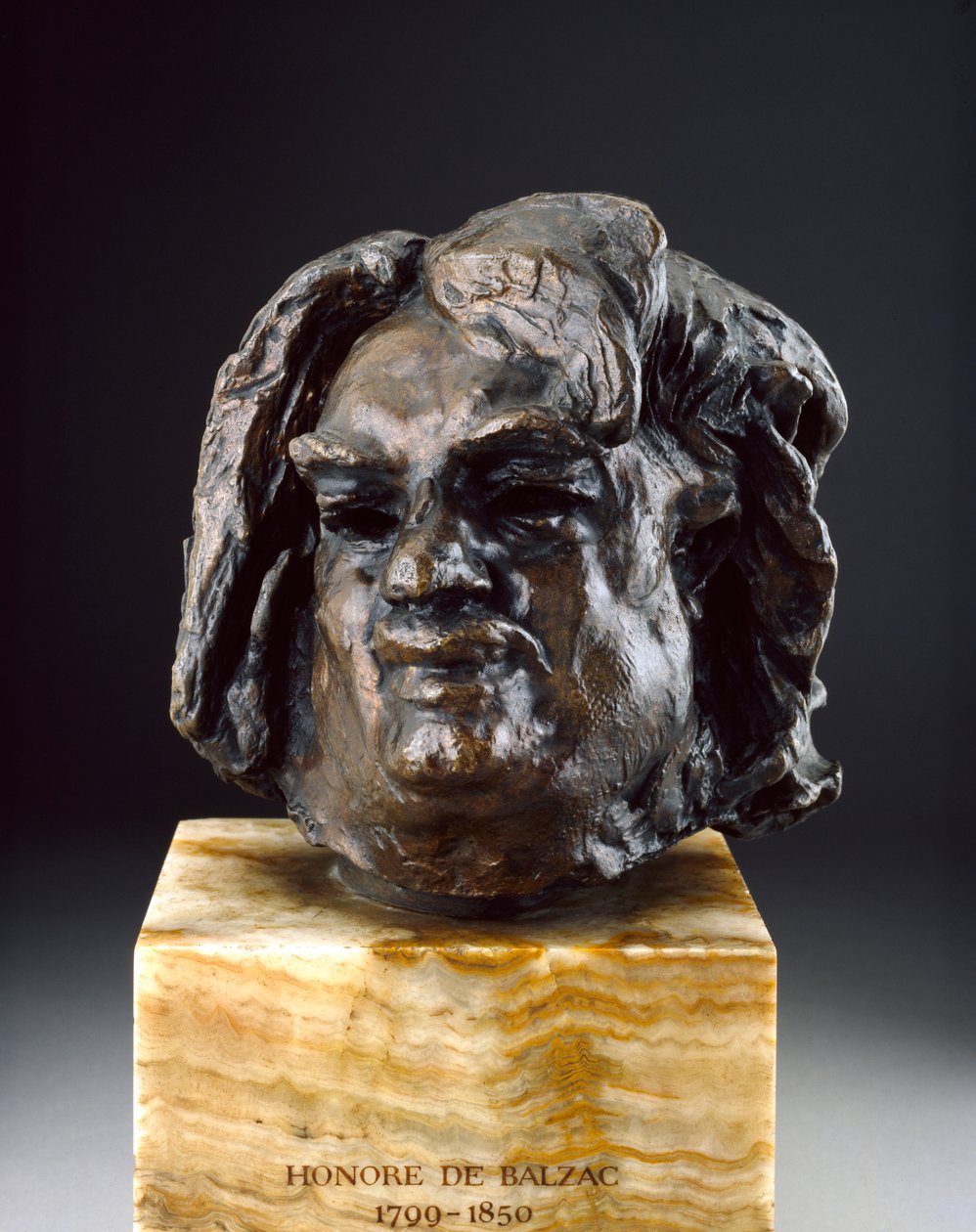 Balzac, Pää ennen viimeistä tutkimusta, 1890-luku tekijältä Auguste Rodin