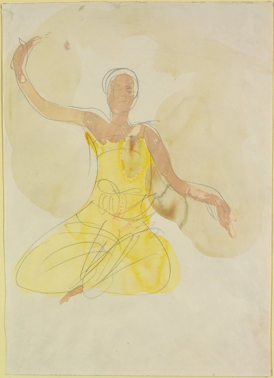 Kambodžan kuninkaallisen baletin tanssija tekijältä Auguste Rodin