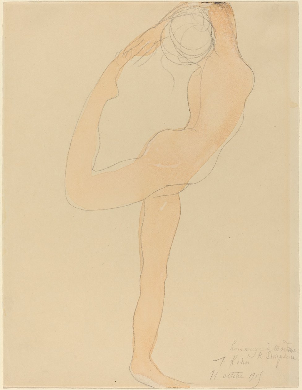Tanssiva figuuri tekijältä Auguste Rodin