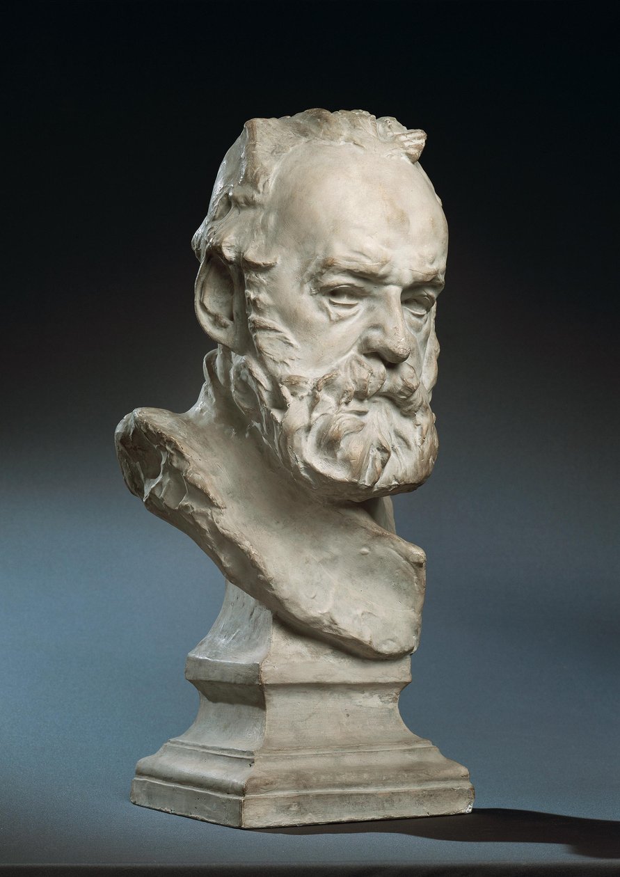 Kirjailija Victor Hugo tekijältä Auguste Rodin