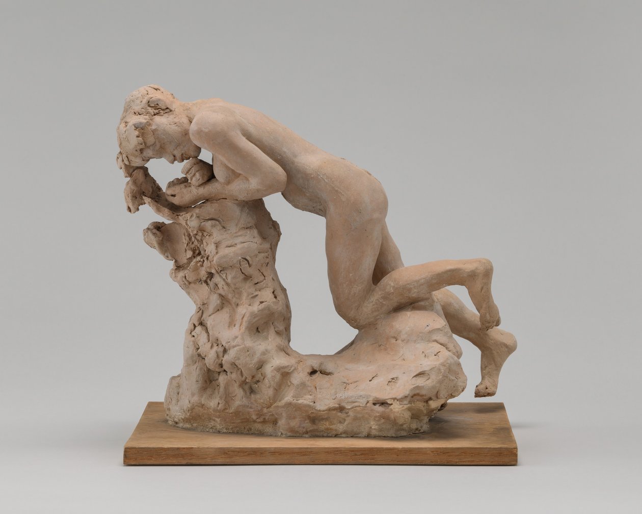 Eve Eating the Apple, c. 1885. tekijältä Auguste Rodin