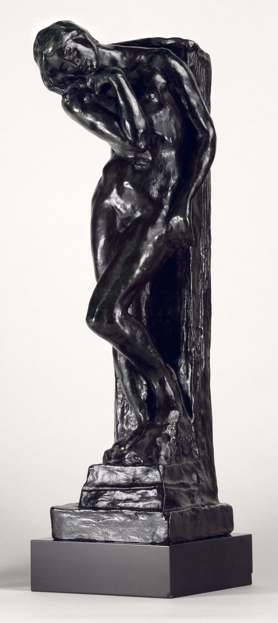 Eve pitkät hiukset, 187880 (pronssi) tekijältä Auguste Rodin