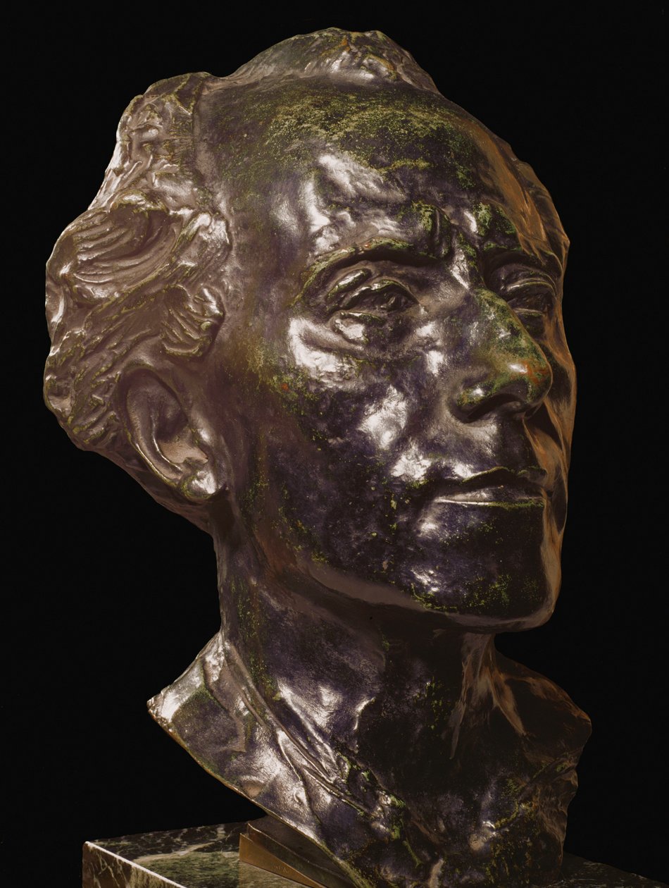 Gustav Mahler, säveltäjä ja kapellimestari ... (pronssi) tekijältä Auguste Rodin