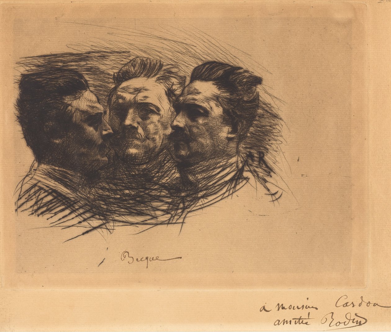 Henri Becque tekijältä Auguste Rodin