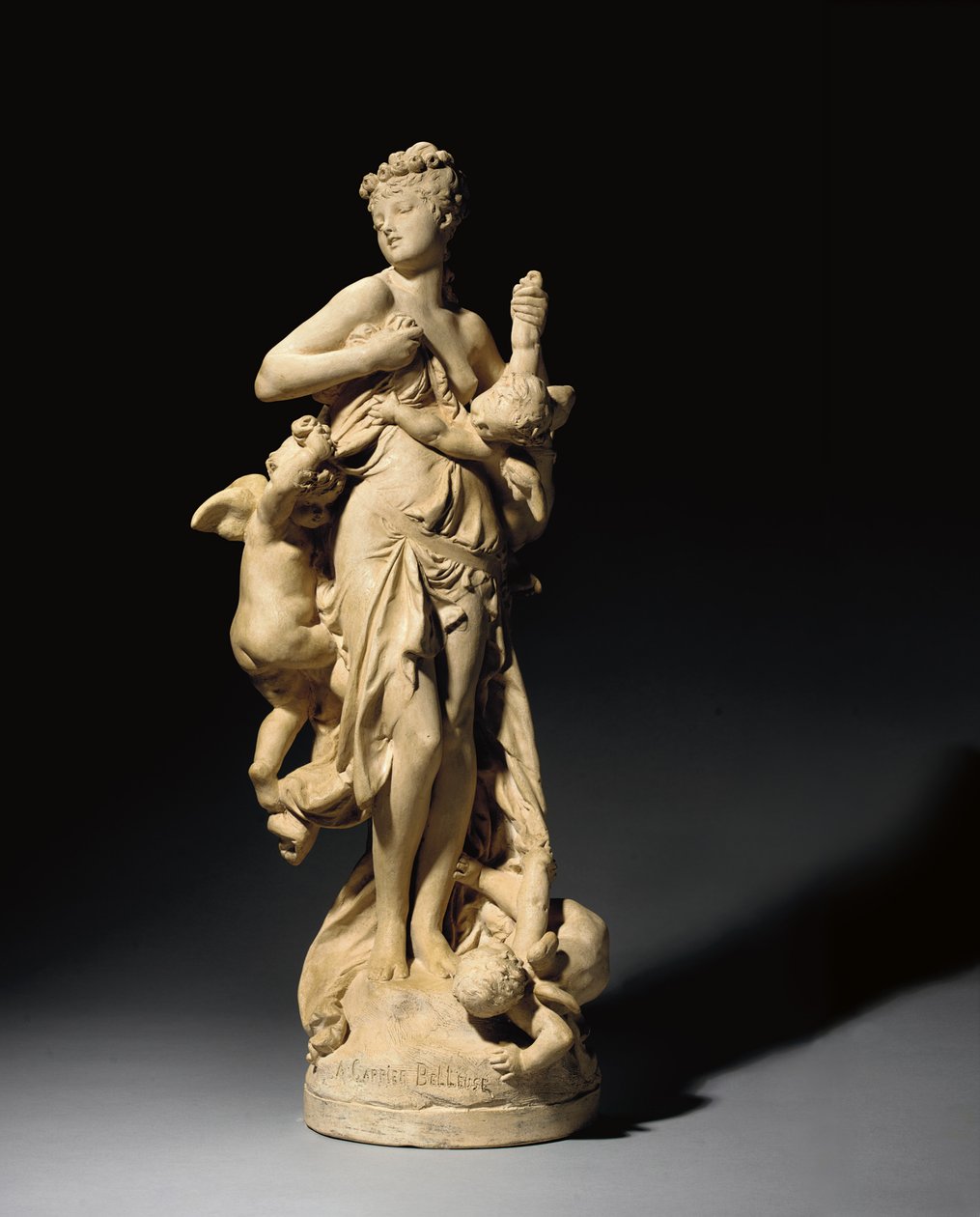 Rakkauden kiusaama viattomuus; Innocence Tourmentee par l"Amour, 1871; 1900 tekijältä Auguste Rodin