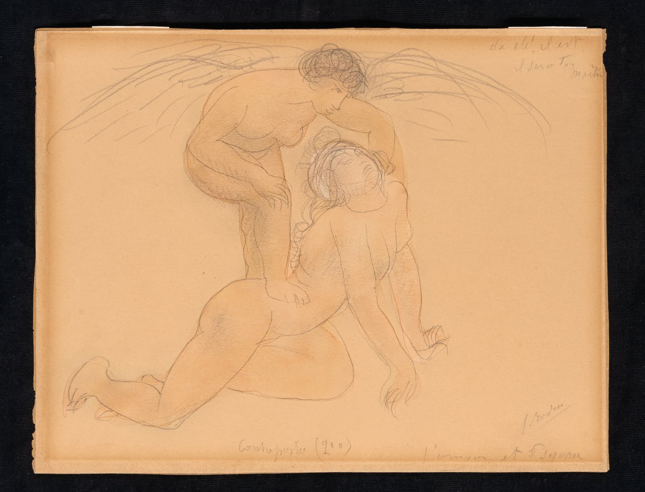 Cupid and Psyche, noin 1900 tekijältä Auguste Rodin