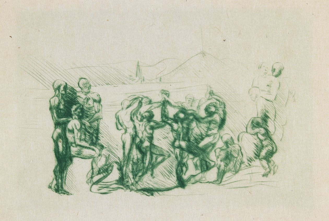La Ronde, n. 1883-1884 tekijältä Auguste Rodin
