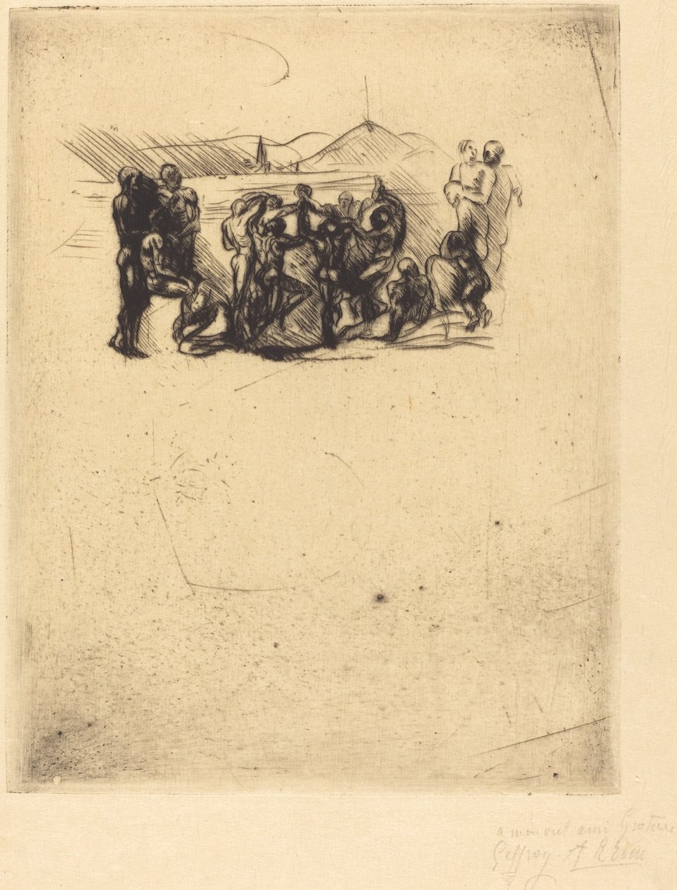La Ronde, luultavasti 1883. tekijältä Auguste Rodin
