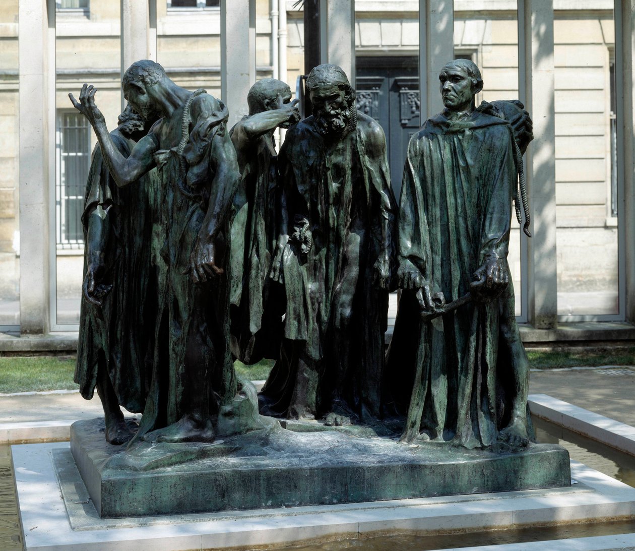 Auguste Rodinin (1840-1917) pronssiveistos Calais
