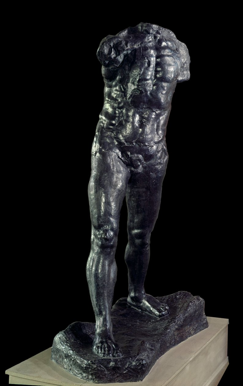 Auguste Rodinin (1840-1917) kävelevä mies -pronssiveistos 1905 Pariisi, Musee Rodin. tekijältä Auguste Rodin