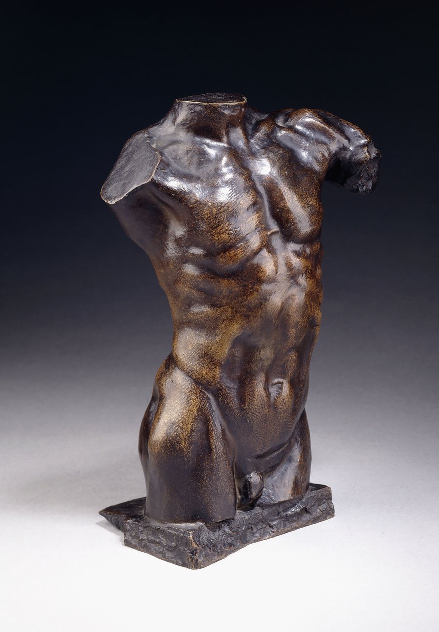 Miesten torso – uusi malli, n.1885 tekijältä Auguste Rodin