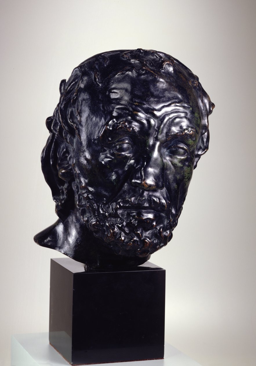 Mies murtunut nenä, ennen vuotta 1864 tekijältä Auguste Rodin