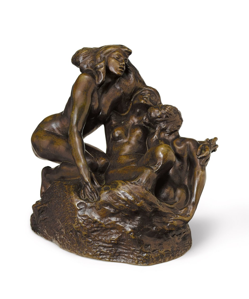 Nereidit tai kolme sireeniä, 1887; 1899 tekijältä Auguste Rodin