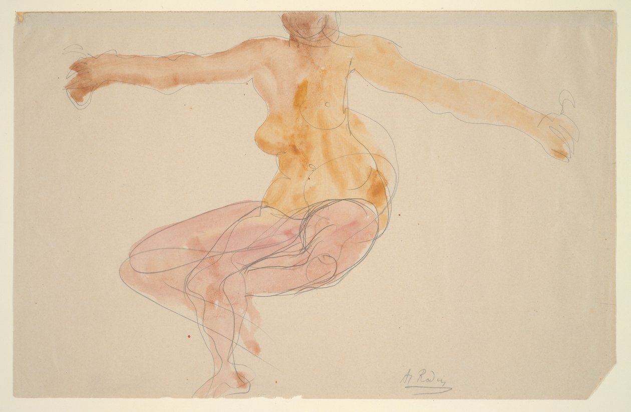 Tanssiva alaston tekijältä Auguste Rodin