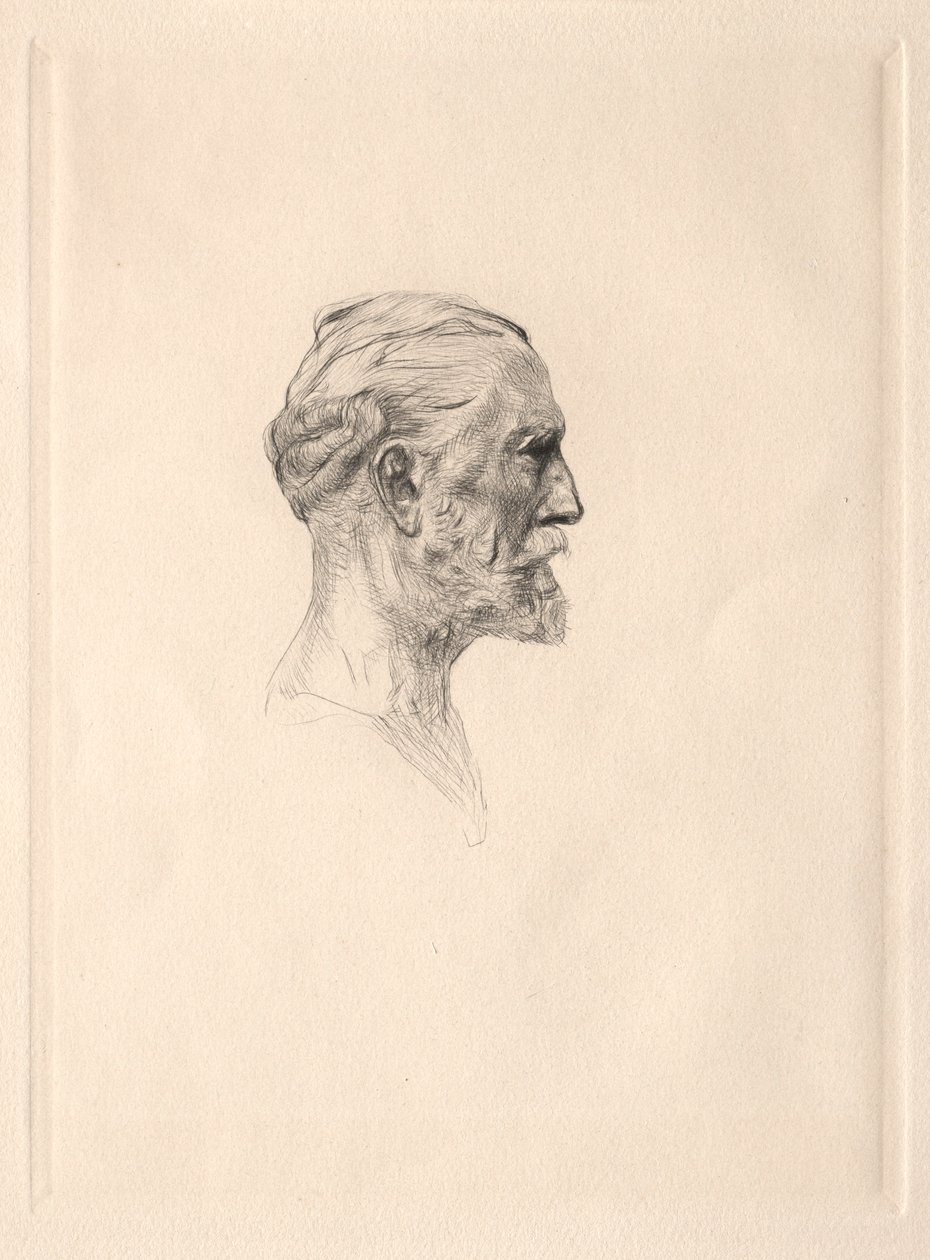 Antonin Proustin muotokuva. tekijältä Auguste Rodin