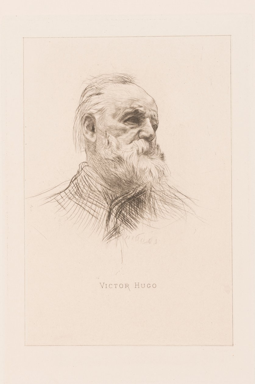 Victor Hugon muotokuva tekijältä Auguste Rodin