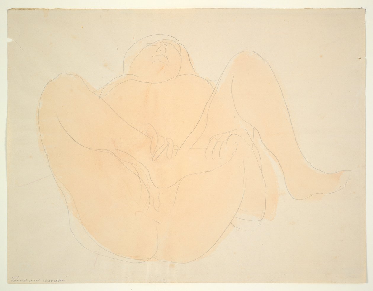 Makaava nainen alaston tekijältä Auguste Rodin