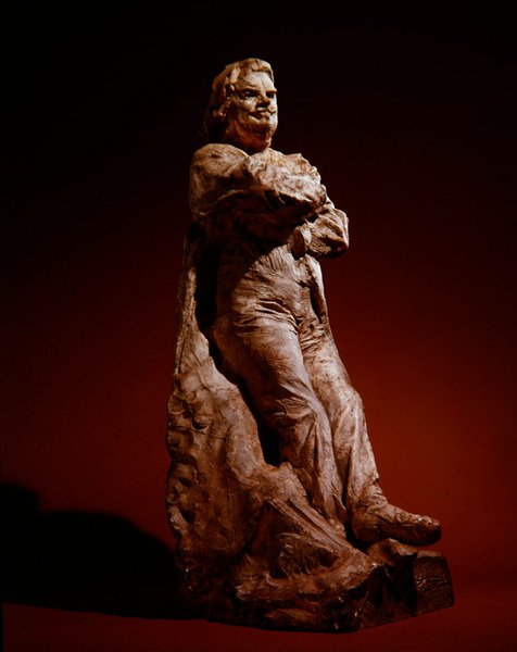 Tutkimus Balzacista takissa, 1892-95 (kipsi) tekijältä Auguste Rodin