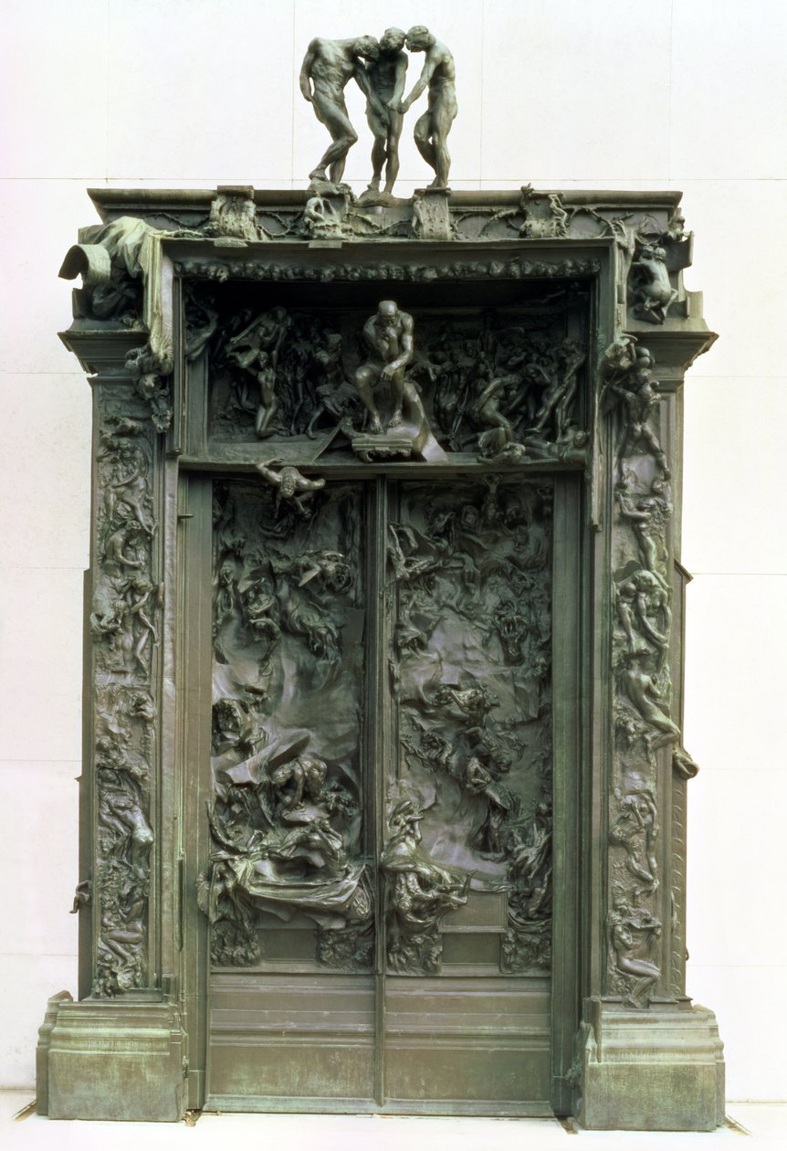Helvetin portit, 1880-90 (pronssi) tekijältä Auguste Rodin