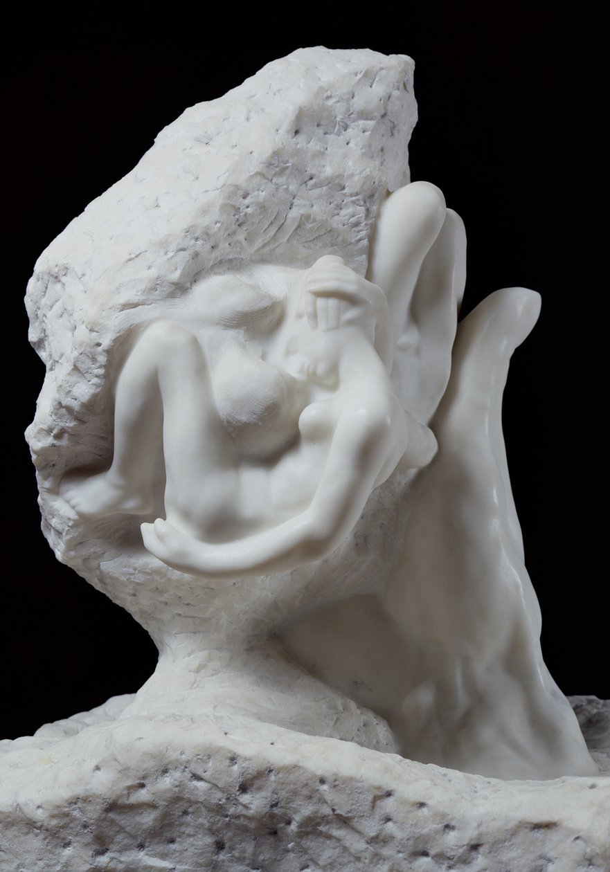 Jumalan käsi eli luominen, 1902 (marmori). tekijältä Auguste Rodin