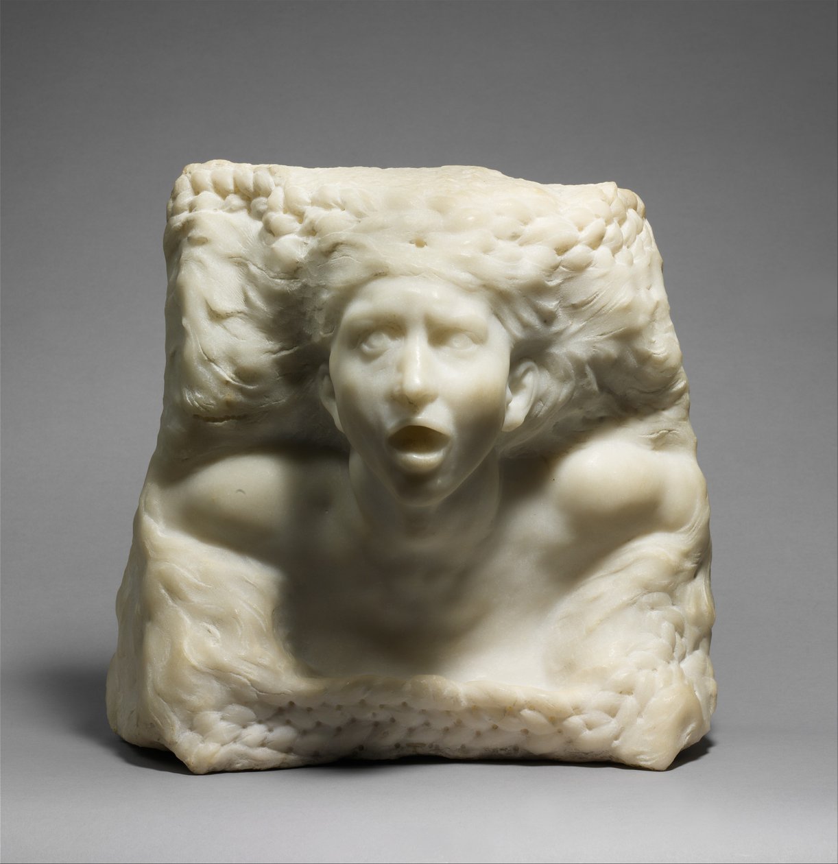 Myrsky, n. 1908 (marmori) tekijältä Auguste Rodin