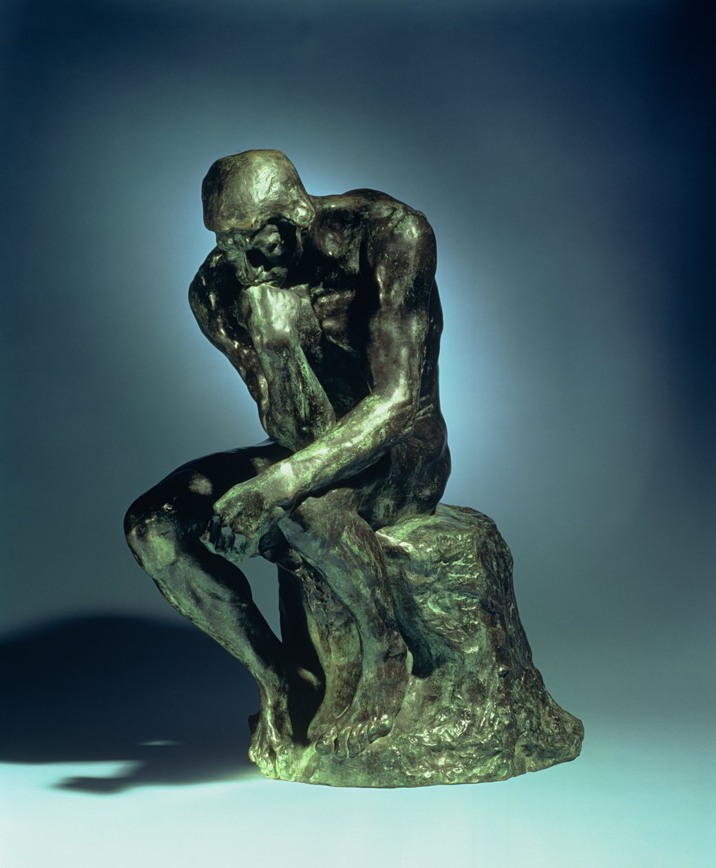 Ajattelija, n. 1881 tekijältä Auguste Rodin