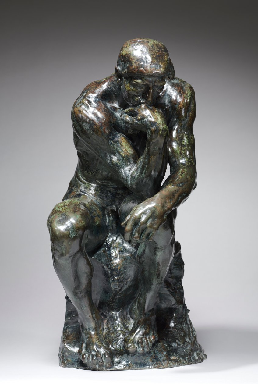 Ajattelija, c. 1880. tekijältä Auguste Rodin