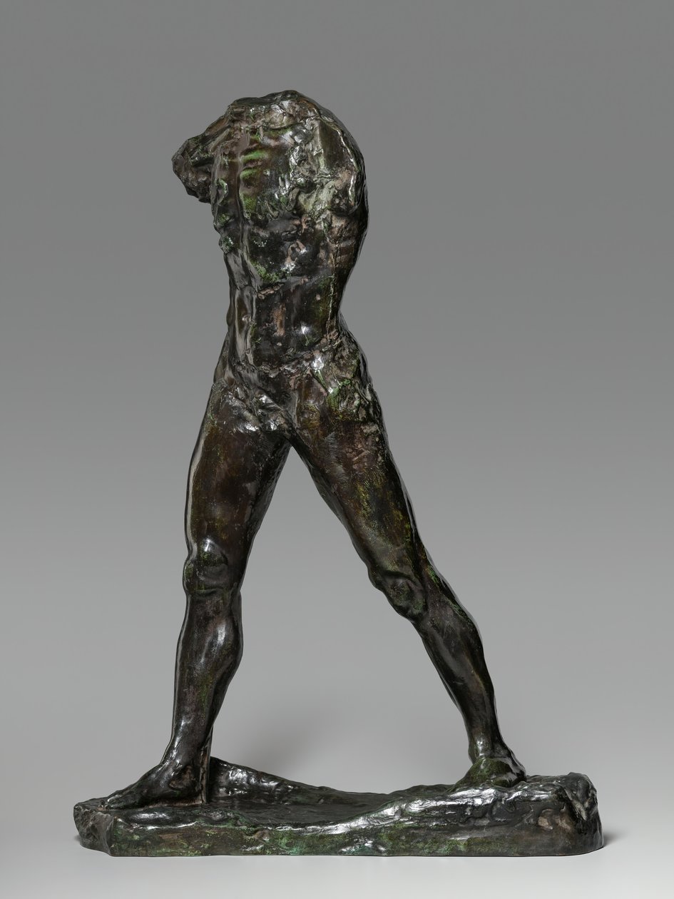 Kävelevä mies, malli 18771900, valettu ennen vuotta 1917. tekijältä Auguste Rodin