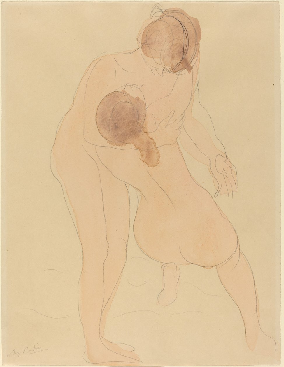 Kaksi figuuria tekijältä Auguste Rodin