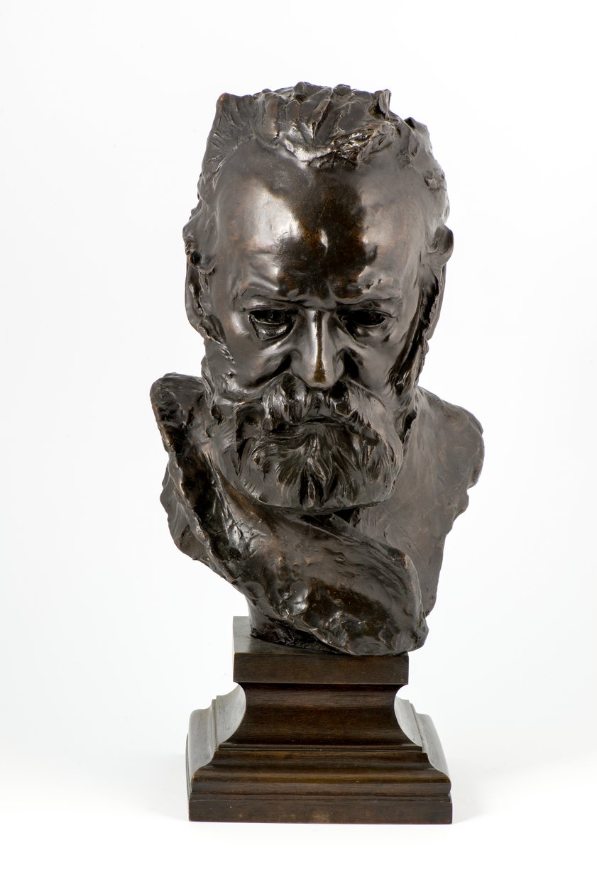 Victor Hugo (pronssi valettu vuoden 1886 alkuperäisen mukaan) (pronssi) tekijältä Auguste Rodin