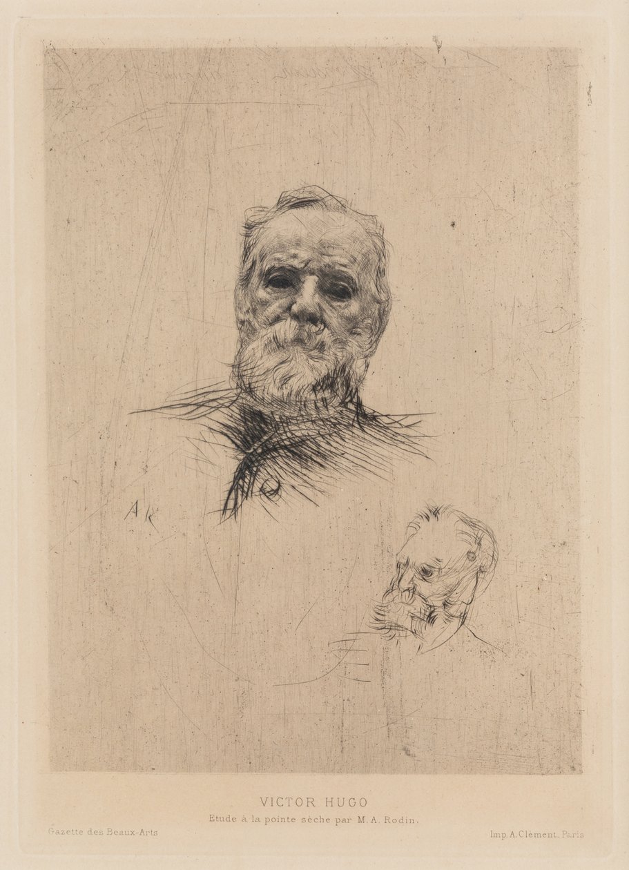 Victor Hugo, 1886. tekijältä Auguste Rodin