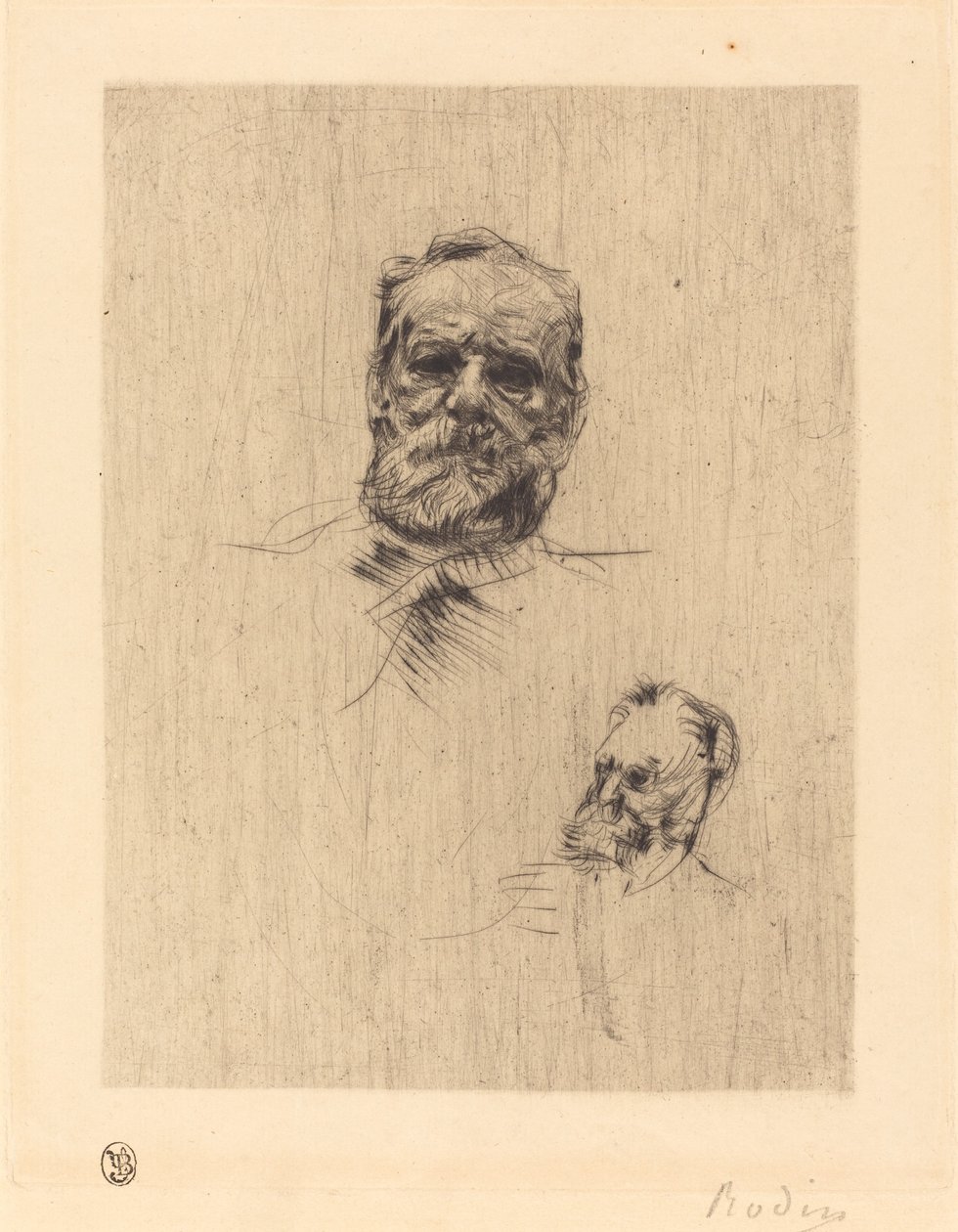 Victor Hugo, De Face tekijältä Auguste Rodin
