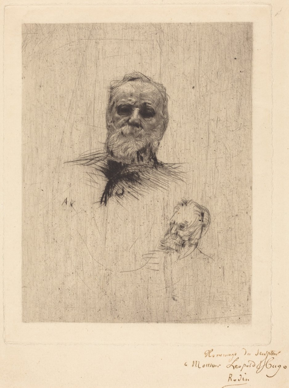 Victor Hugo, De Face tekijältä Auguste Rodin