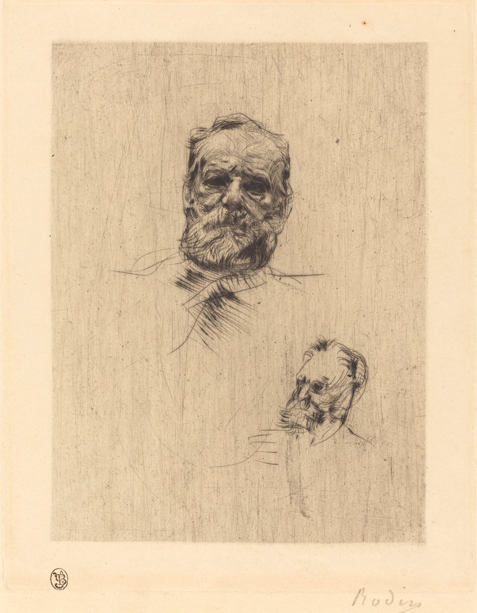 Victor Hugo, DeFace, 1886. tekijältä Auguste Rodin