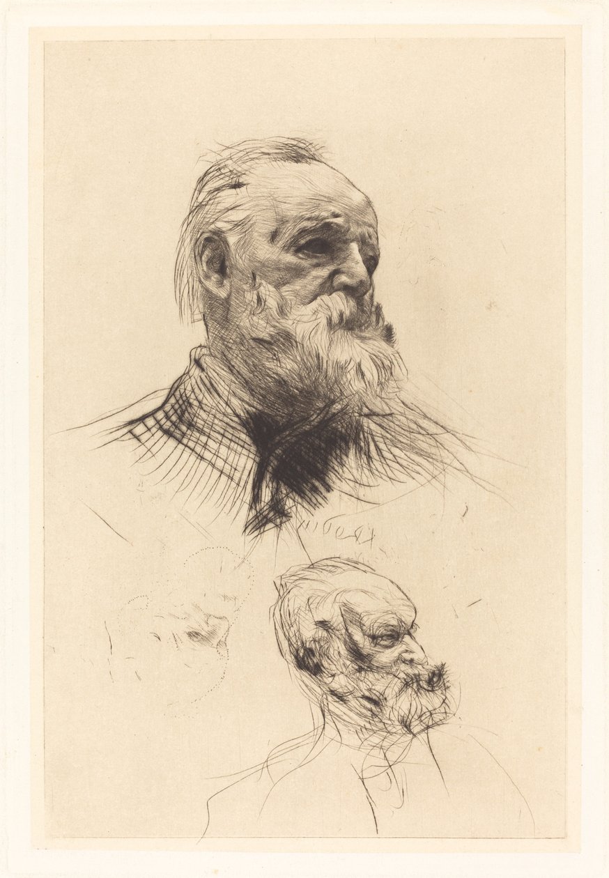 Victor Hugo, Three Quarters tekijältä Auguste Rodin