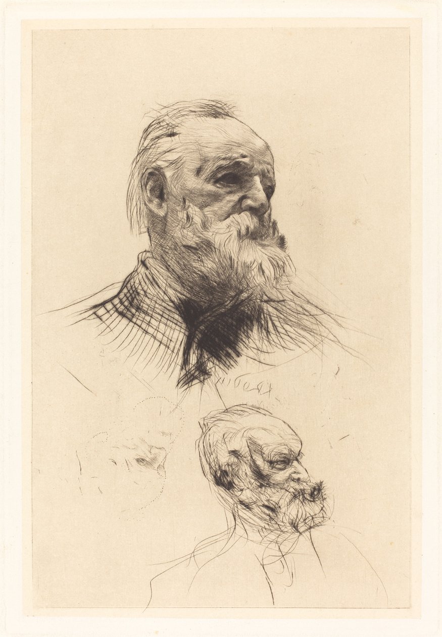 Victor Hugo, De Trois Quarts tekijältä Auguste Rodin