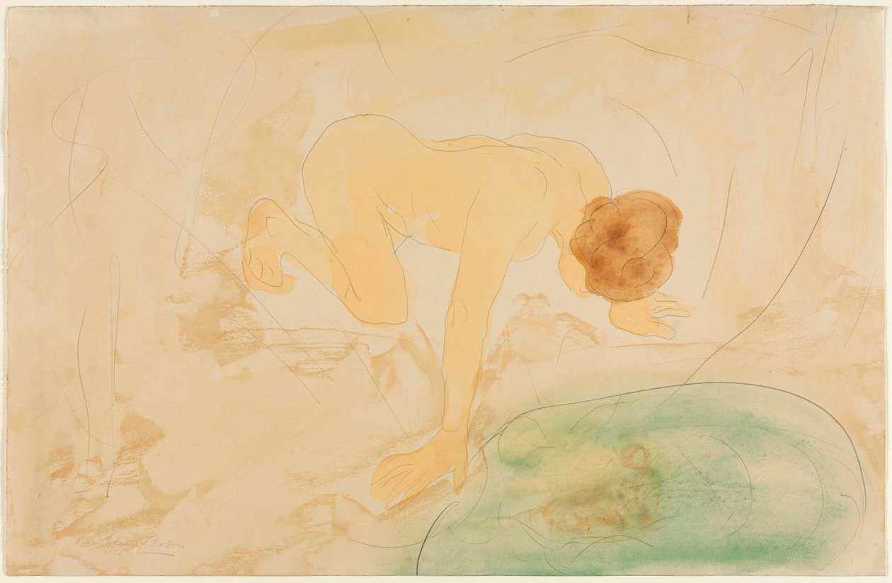 Heijastus, c. 1900-10. tekijältä Auguste Rodin Hand B